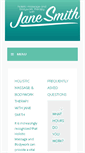 Mobile Screenshot of janesmithmassage.co.uk